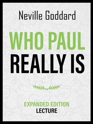 cover image of Who Paul Really Is--Expanded Edition Lecture